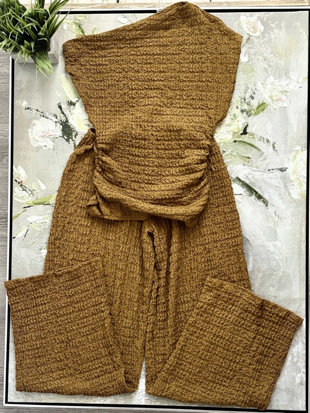 Zara Textured Olive Set